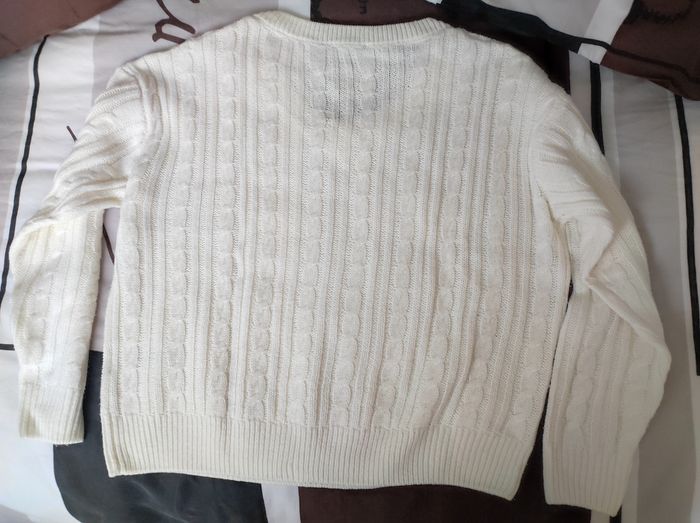 Pull écru, femme, taille 36/38 - photo numéro 3