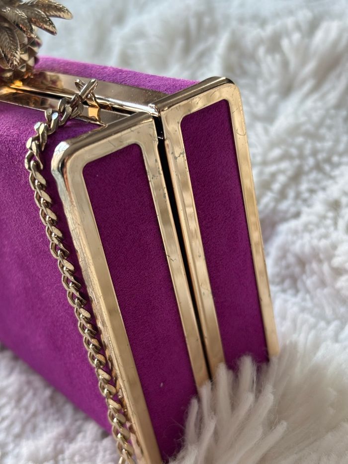 Pochette Fuchsia Ananas - photo numéro 5