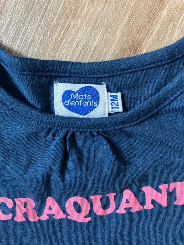 T-shirt manches courtes 12 mois - photo numéro 2