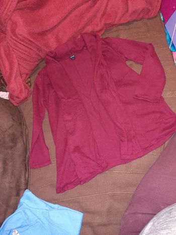 Gilet bordeaux