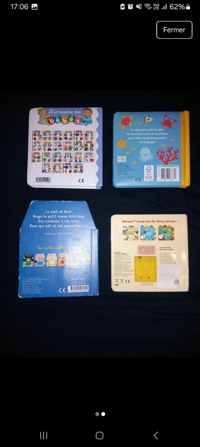 Lot de 4 livres bébé - photo numéro 2