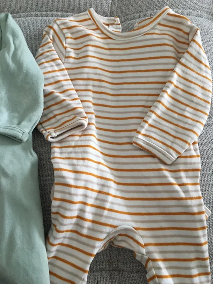Lot pyjamas légers coton 6 mois vertbaudet - photo numéro 3