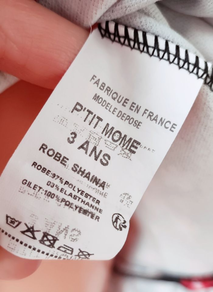 🌸 Robe fleurie effet 2 en 1 - P'tit Môme - 3 ans 🌸 - photo numéro 10