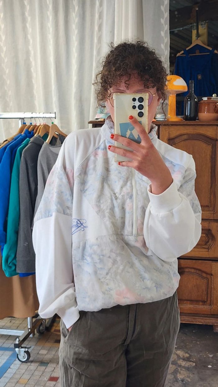 Joli sweat pastel vintage années 80's - photo numéro 2