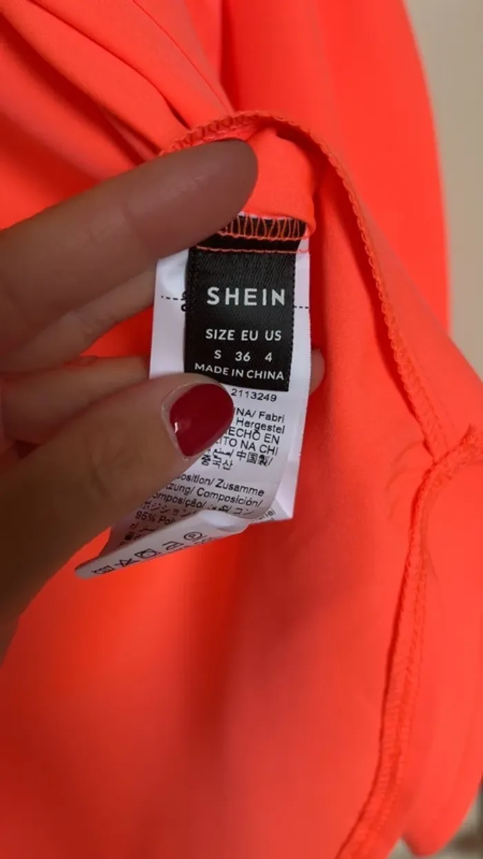 Chemise orange fluo T36 - Neuve 🧡 - photo numéro 7
