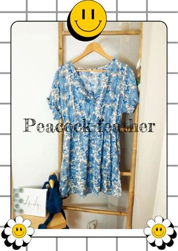 Tunique robe h&M bleue 44