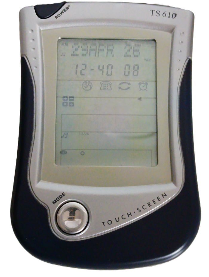 Mini PDA TSA610 Poche Data Bank Calendar Converter World Time + Stylet + Notice + Housse - photo numéro 3