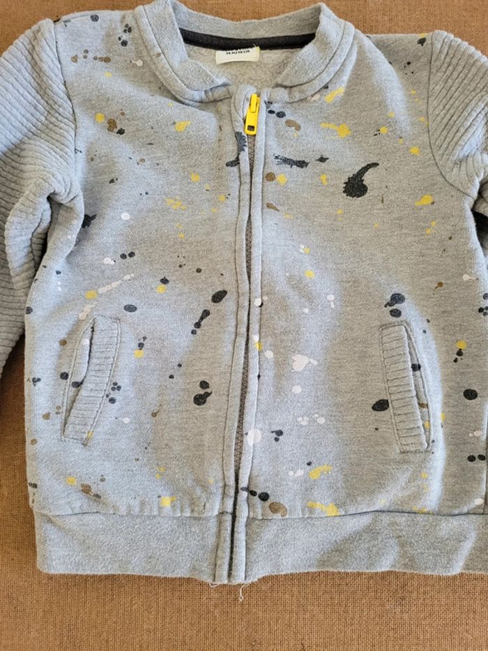 Gilet gris garçon tape à l'œil 36 mois - photo numéro 3