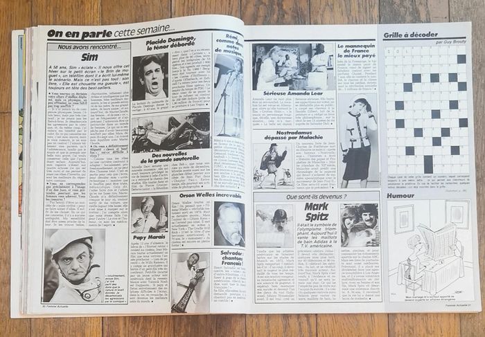 Ancien magazine femme actuelle n°5 années 80 vintage - photo numéro 11