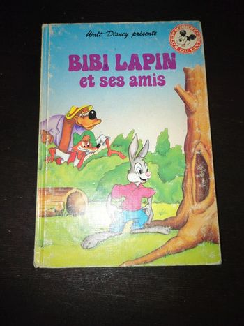 Livre bibi lapin et ses amis Mickey Disney club du livre vintage