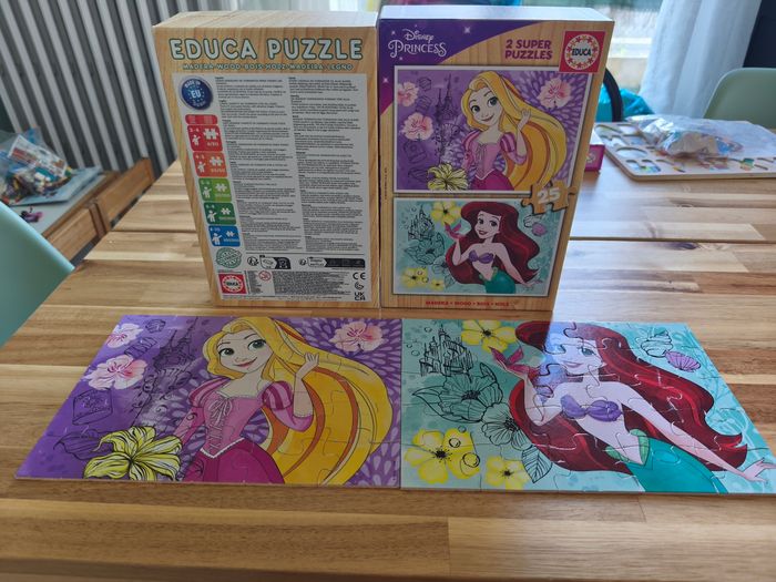 2 Puzzles Disney Princesses - photo numéro 2