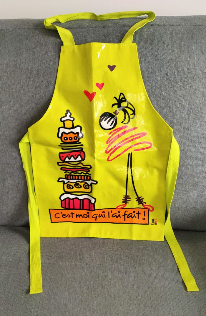 Tablier de cuisine en toile ciré pour enfants "Incidence"