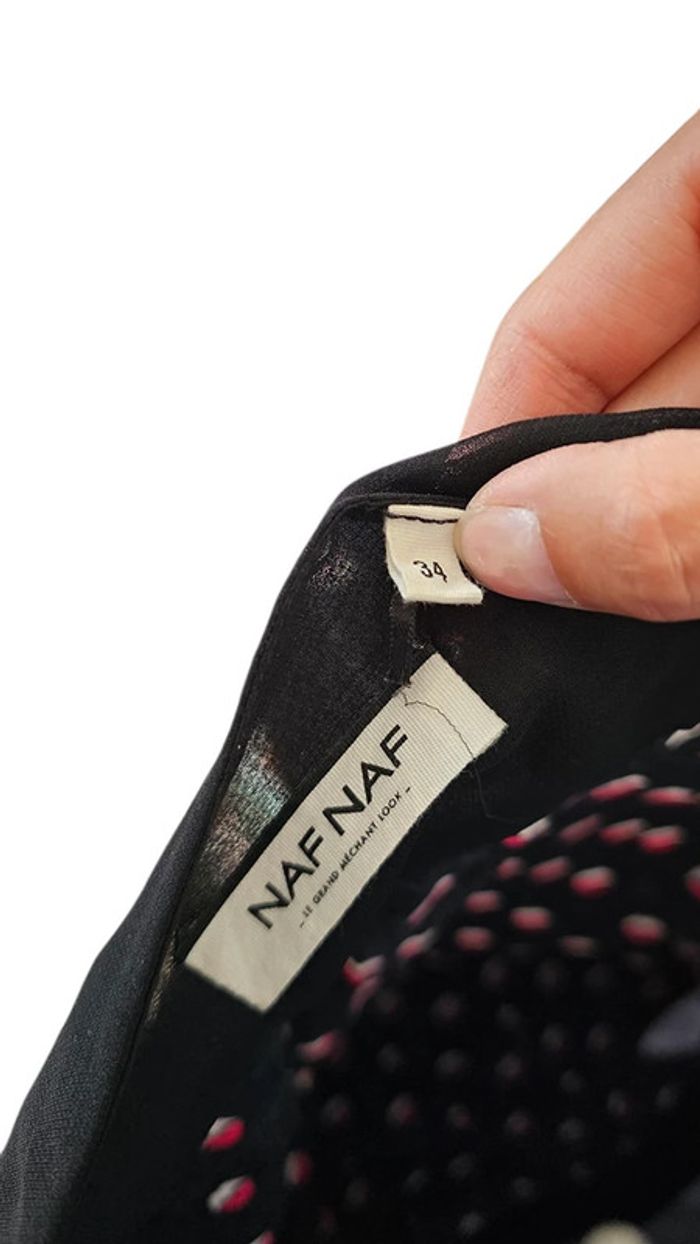 combi short Naf Naf noir taille 34 - photo numéro 3