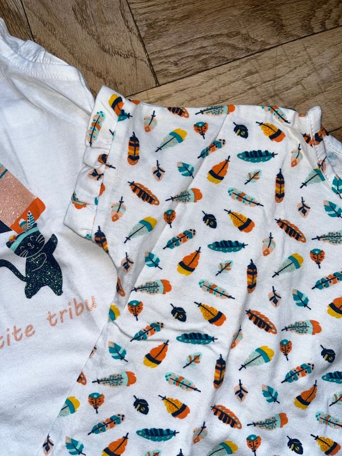 Lot de 2 tee-shirts 24 mois - photo numéro 2