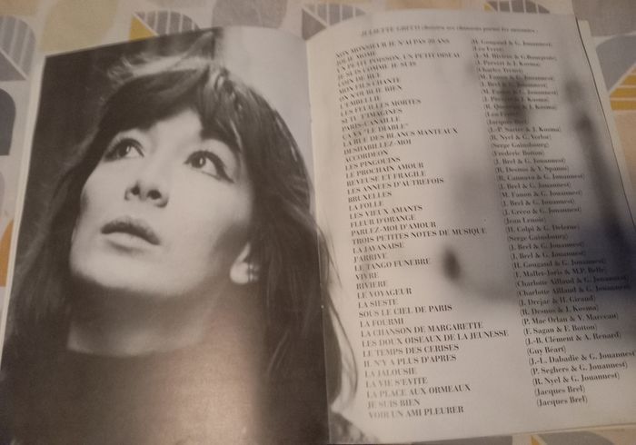 Programme de Juliette Greco à l'olympia - photo numéro 4