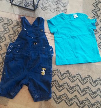 Salopette été t shirt Winnie