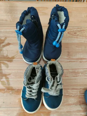 Lot bottes et baskets