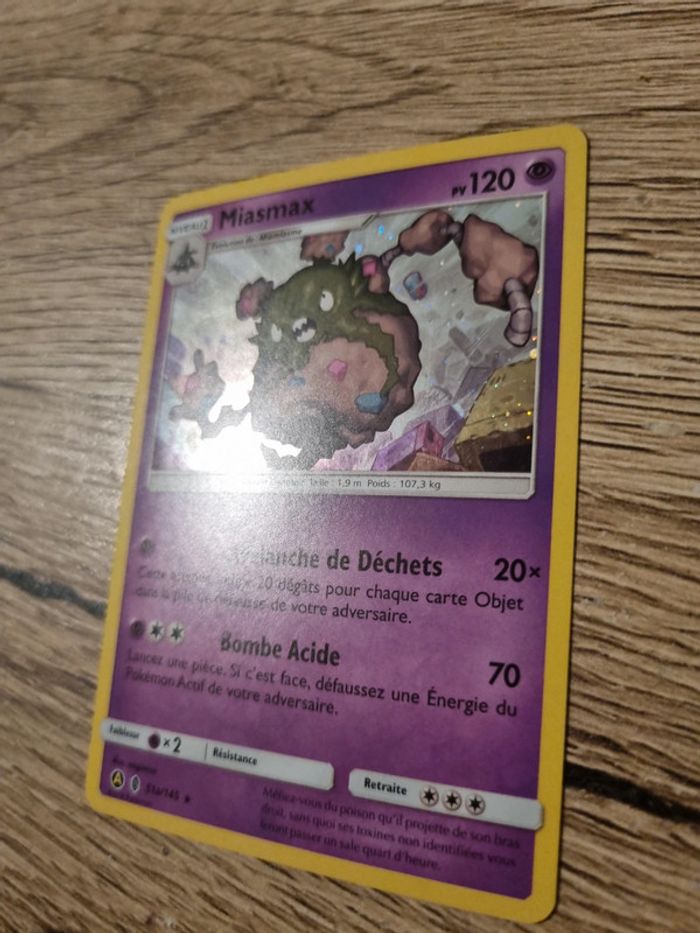 Carte pokémon miasmax holo 51a/145 année 2018 - photo numéro 3
