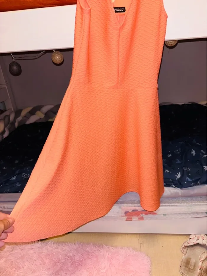 Robe été couleur corail taille 34 - photo numéro 5