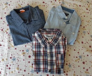 Lot 3 chemises ML 24 mois 2 ans 86cm