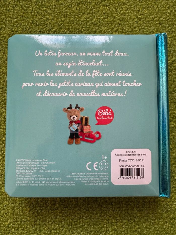 Lot de 2 livres à toucher Noël - photo numéro 10