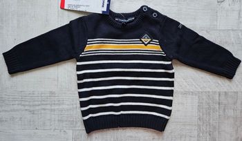 Pull neuf terre de marins 9 mois
