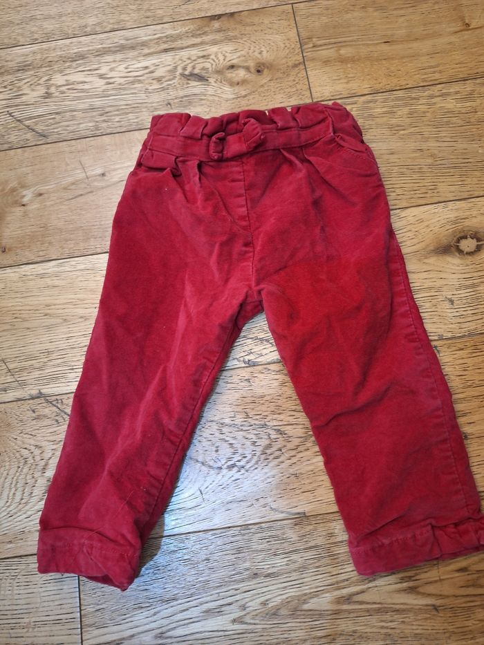 Lots de 4 pantalon fille 18M 80CM