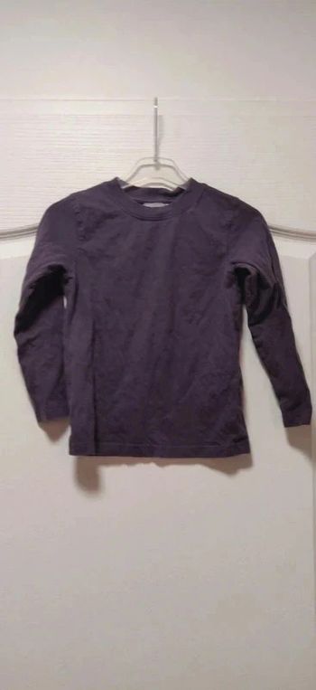 Tshirt ml violet marine La Redoute 6 ans
