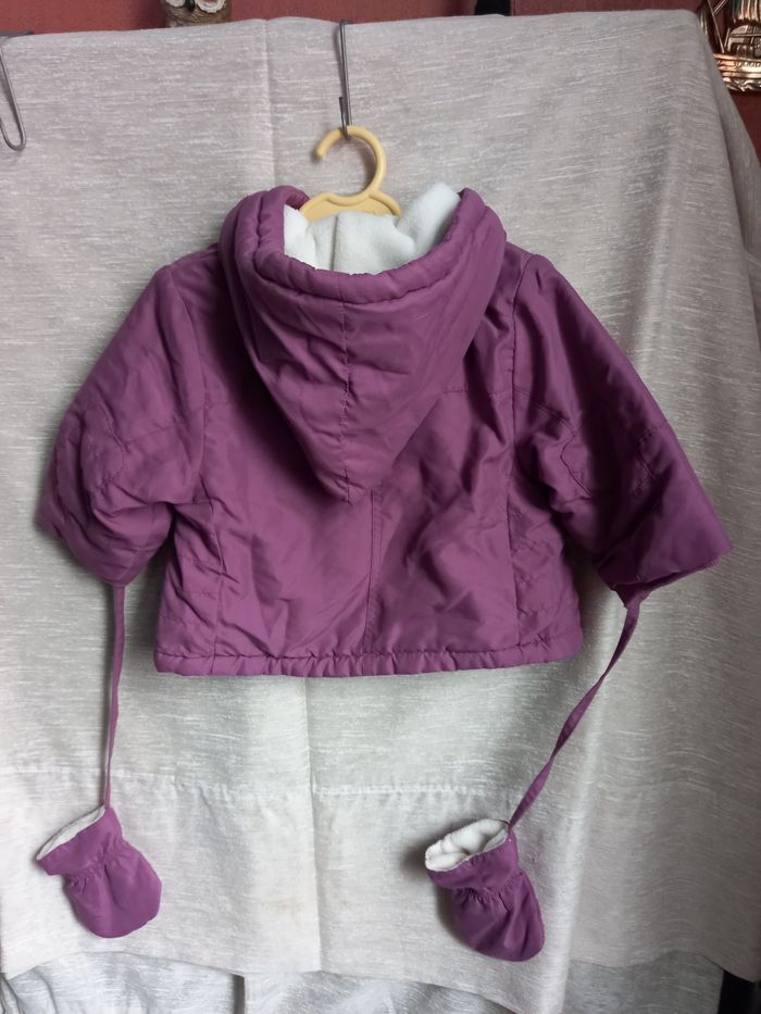manteau capuche mouffles - photo numéro 2