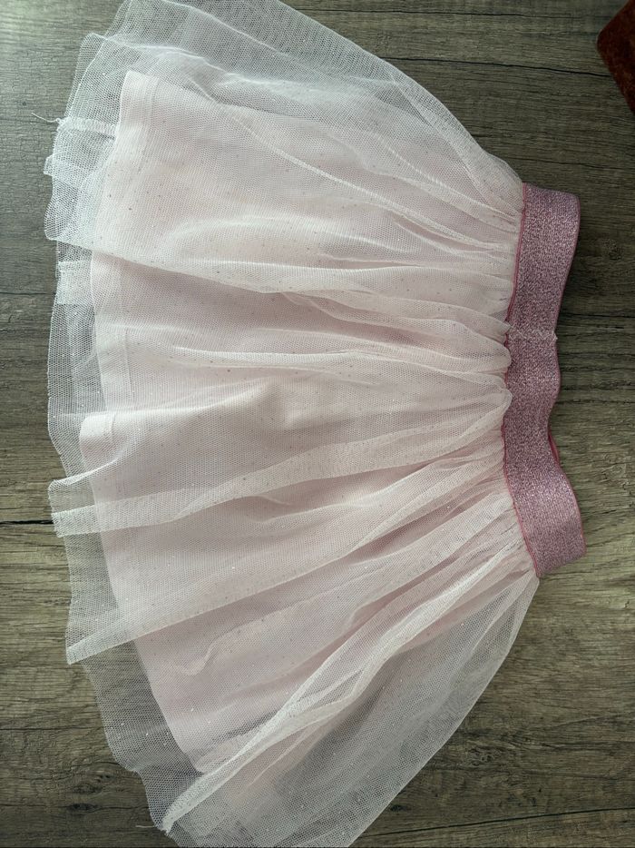 Jupe à paillette rose pâle 3 ans - photo numéro 2