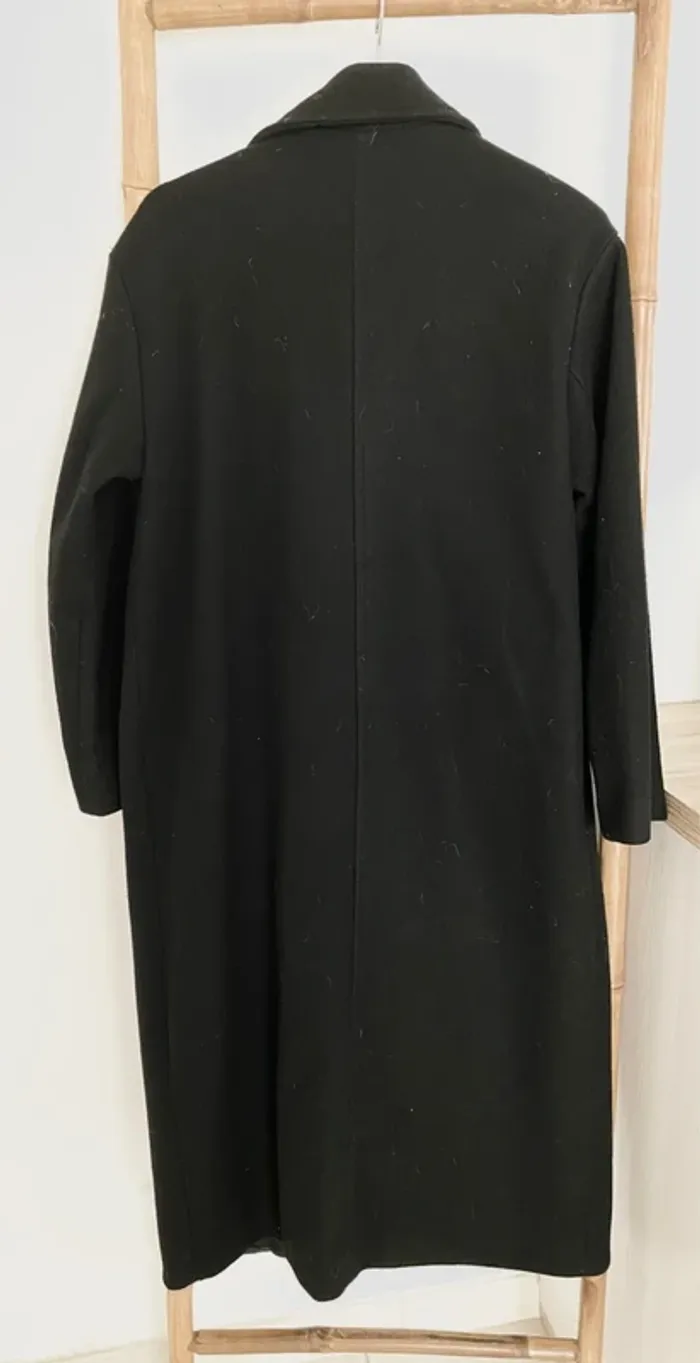 Manteau long noir Zara - photo numéro 5