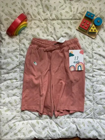 short lien de serrage à la taille 11/12 ans tex vieux rose