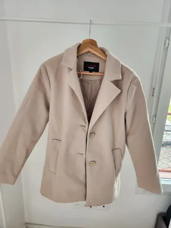 Manteaux jennifer beige crème XS