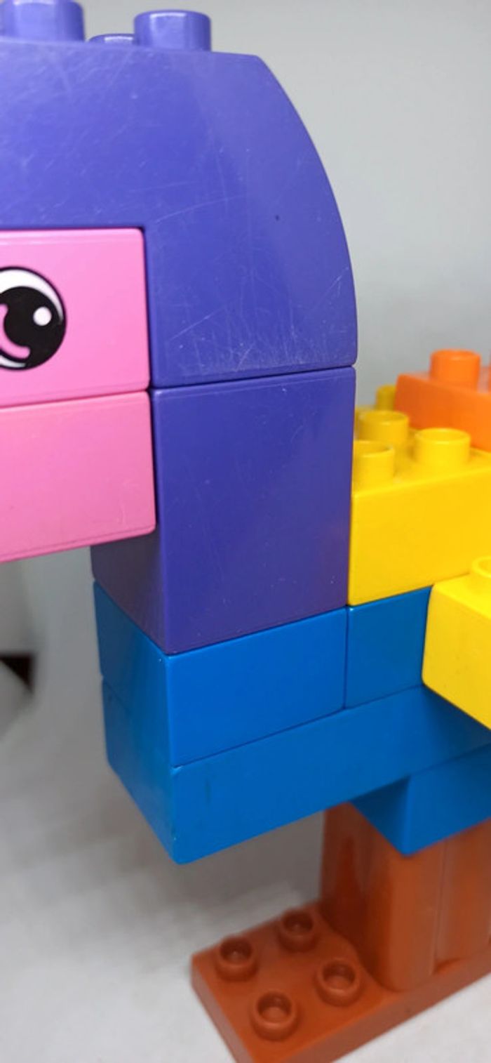 Oiseau flamant rose en briques lego duplo - photo numéro 3