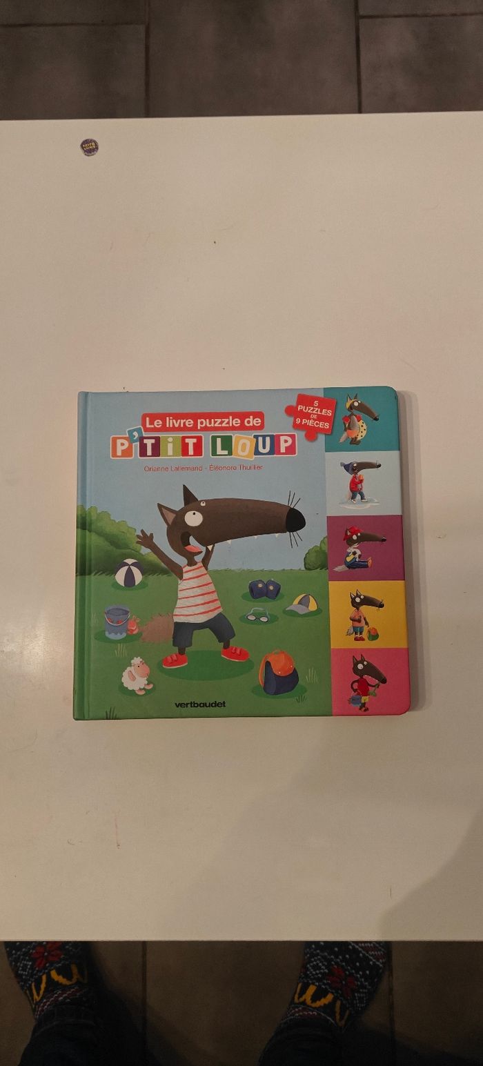 Livre puzzle P'tit Loup