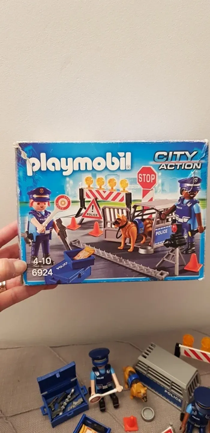 Playmobil City Action 6924 - Barrage de police - T. Dès 4 ans - photo numéro 2