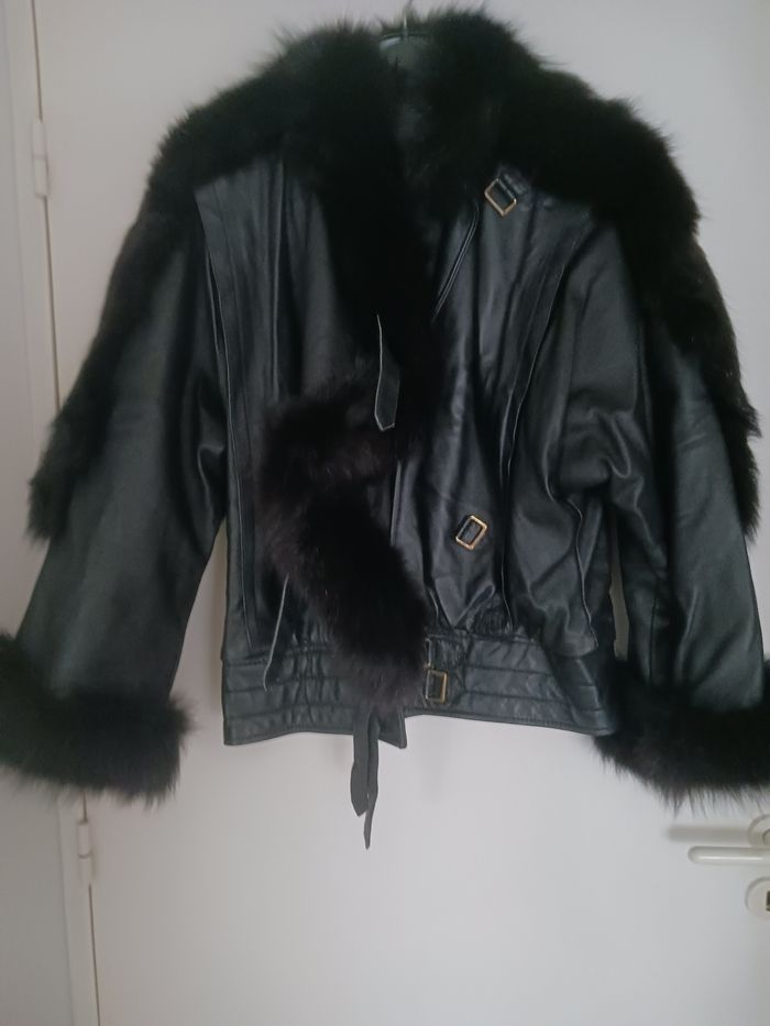 Blouson  en cuir - photo numéro 2
