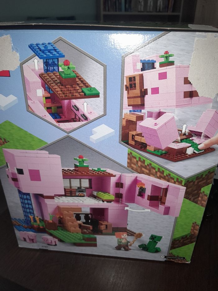 Lego minecraft maison cochon - photo numéro 8