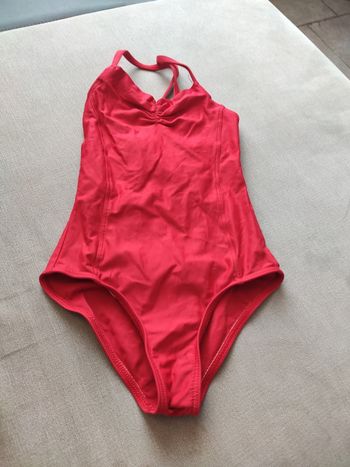 Justaucorps rouge danse 4 ans