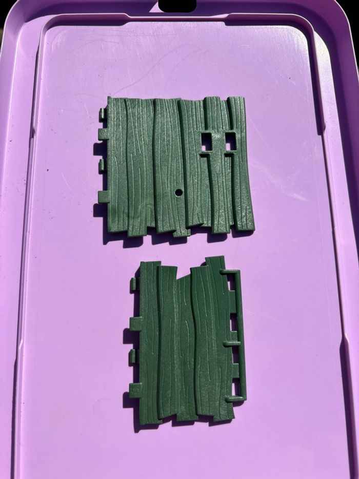 Barrière porte verte zoo playmobil