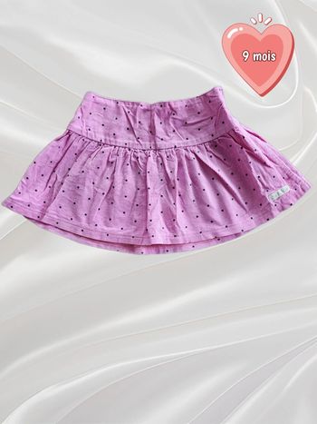 Jupe rose fille 9 mois