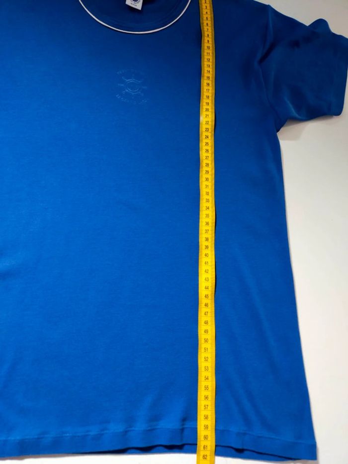 T-shirt bleu logo Petit Bateau – Taille 18 ans - photo numéro 8