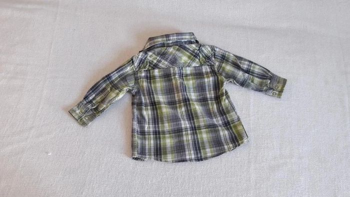 chemise à carreaux 6 mois boite à malices - photo numéro 3