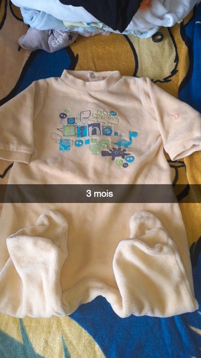 Lot de 10 pyjamas 3 mois - photo numéro 5