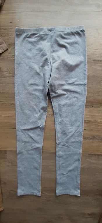 Leggins gris 10 ans