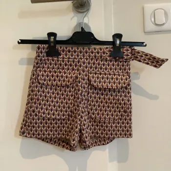 Short hiver fille 7 ans Zara motif bohème