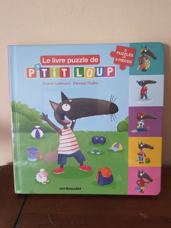 Livre puzzle de Petit Loup Vertbaudet