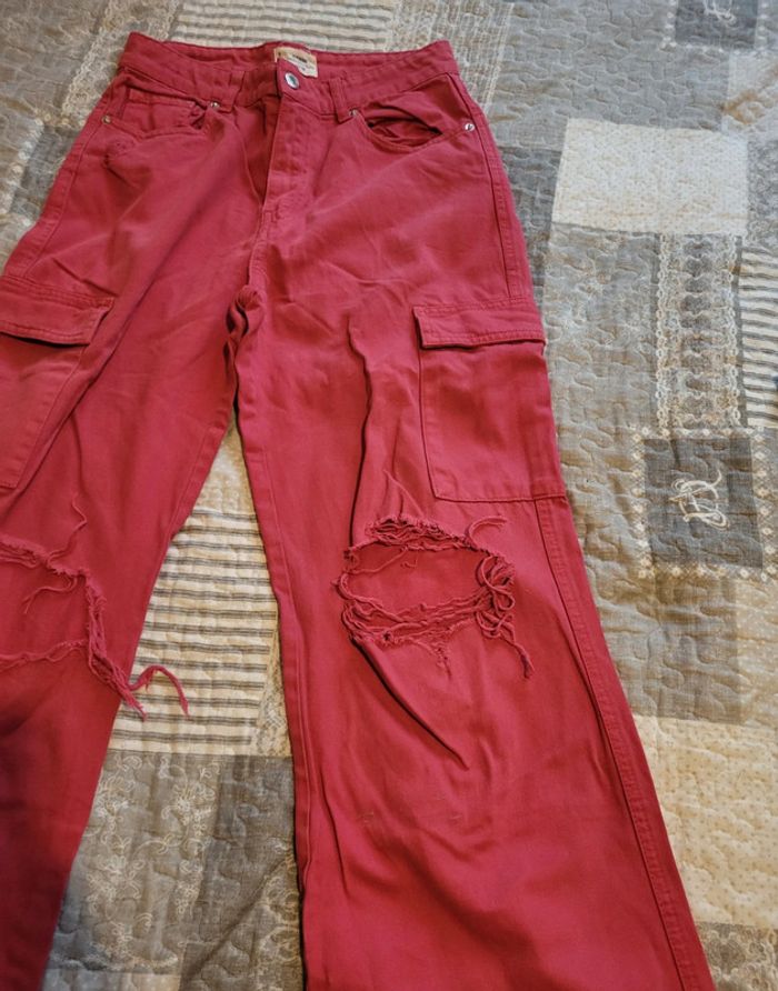 Jean cargo large taille 38 - photo numéro 2
