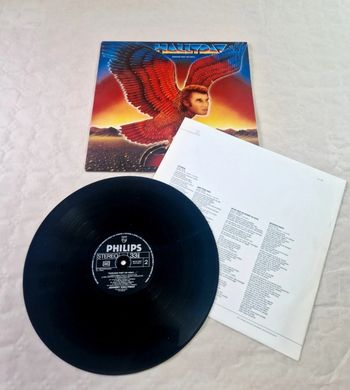 Vinyle 33 tours Johnny Hallyday Quelque part un aigle Vinyl 33T PHILIPS 1982