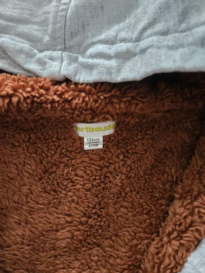 Gilet molletonné vertbaudet 4ans - photo numéro 2